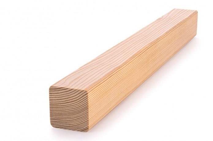 Брусок сухой строганный лиственница 45х45 2м-4м сорт АВ